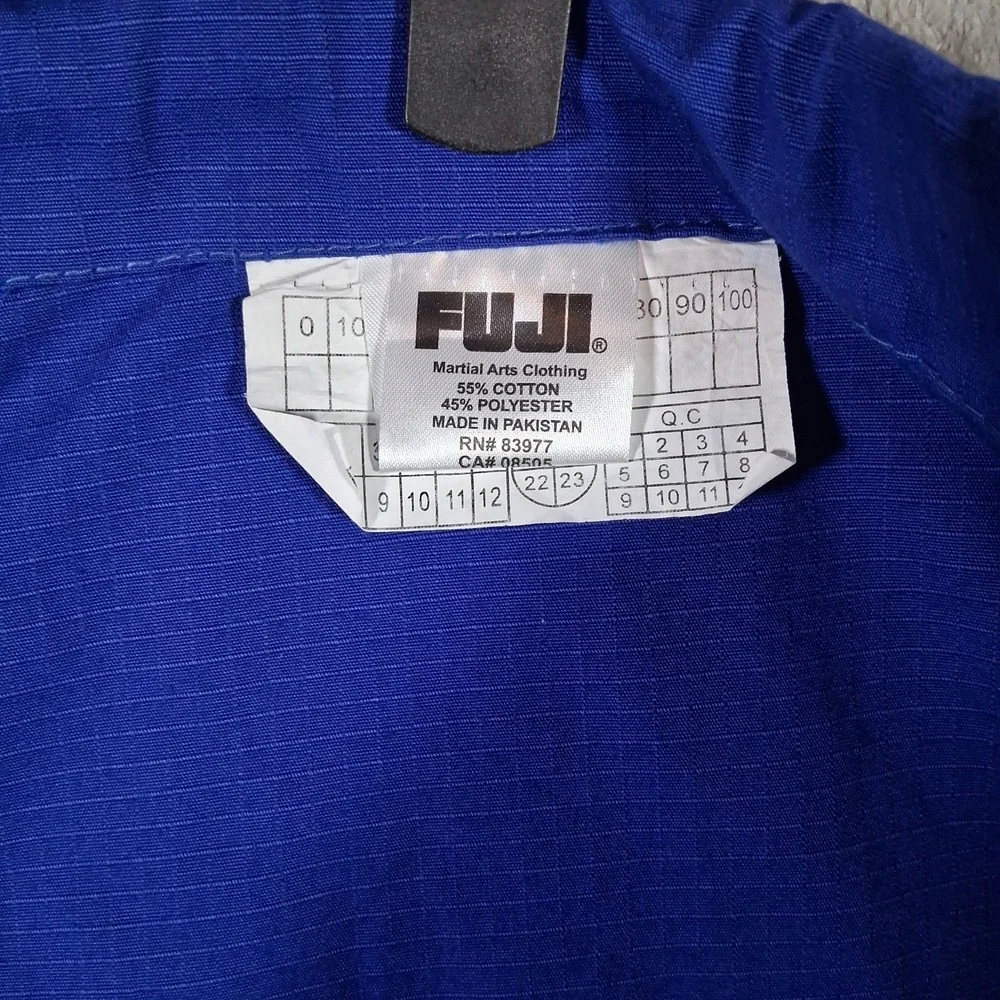 FUJI Kimono BTT A4 Premium Cotton Pants Blue Size 40 Martial Arts MMA